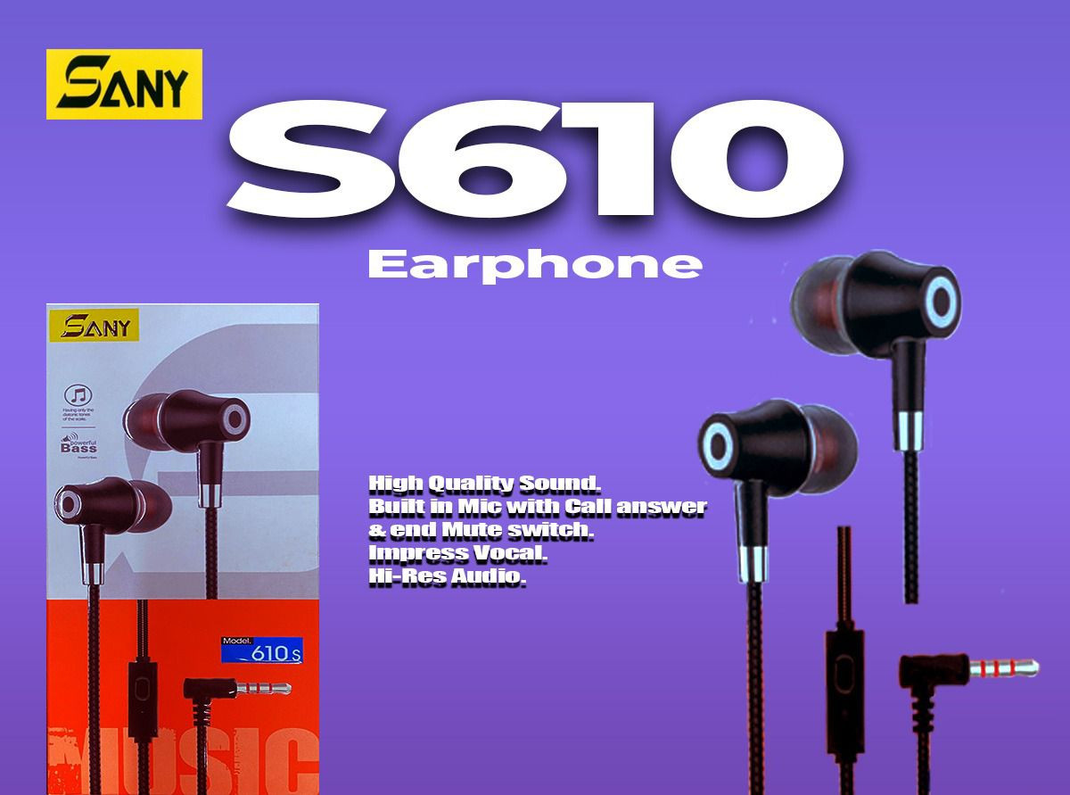 Sany 610S Earphone