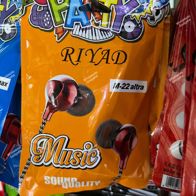 RIYAD M-22 ultra wired earphones