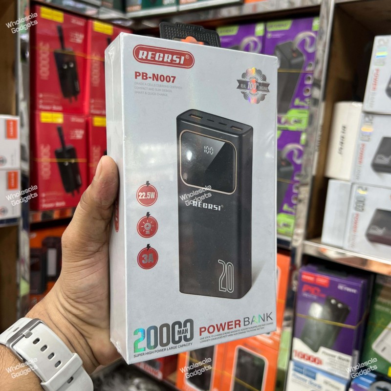 RECRSI PB-N007 20000mAh Power Bank