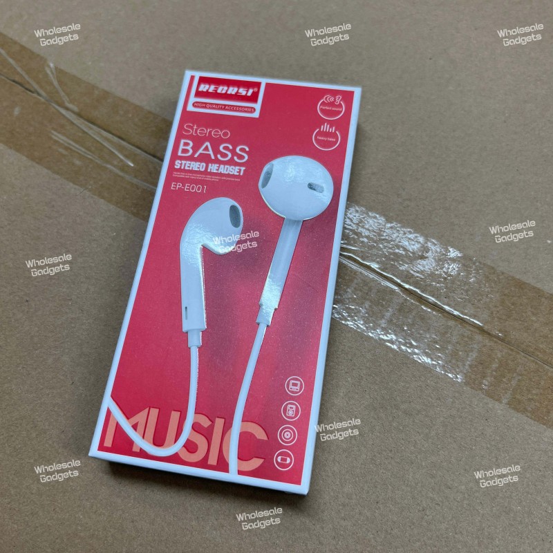 RECRSI EP-E001 Stereo Bass Wired Earphones