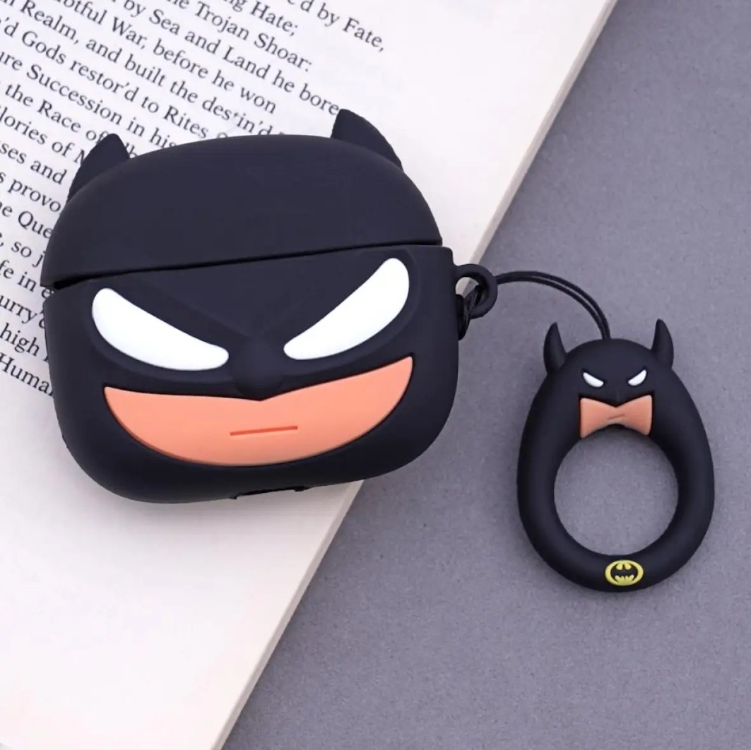 Batman Silikon (Only Cover) new For Apple Airpods Pro/ pro 2nd Gen Premium Earbuds Protective Cover