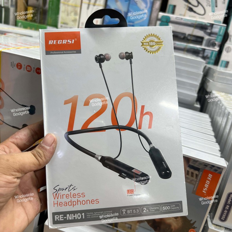RECRSI RE-NH01 sports wireless neckband headphones