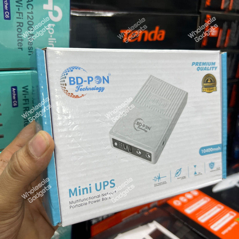 BD-PON Multifunctional Mini UPS Network Portable Power Bank