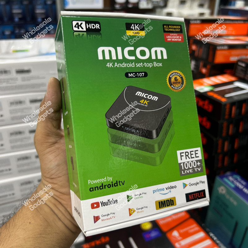 Micom MC-107 4K Android Set Top Box