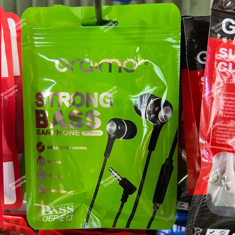 Oraimo Strong Bass Earphone with Mic model OEP-E13