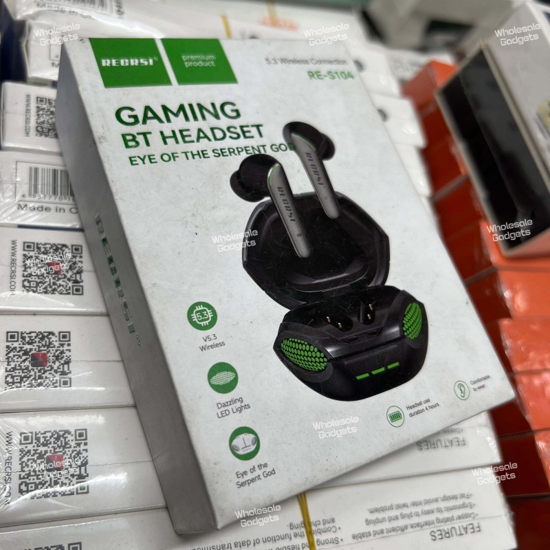 RECRSI RE-S104 Wireless Music Headset Earbuds