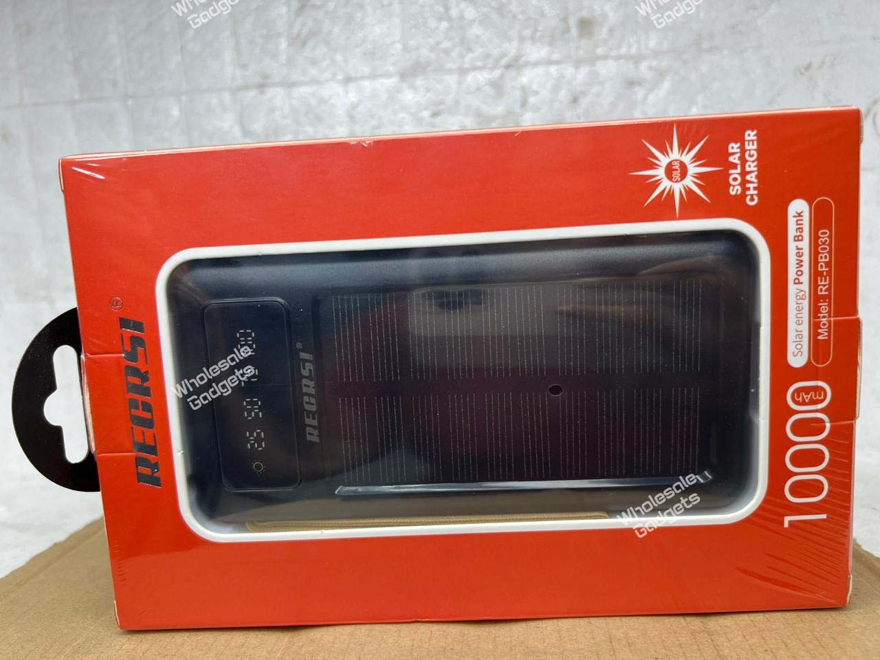 RECRSI RE-PB030 Solar Energy Power Bank 10000 mAh