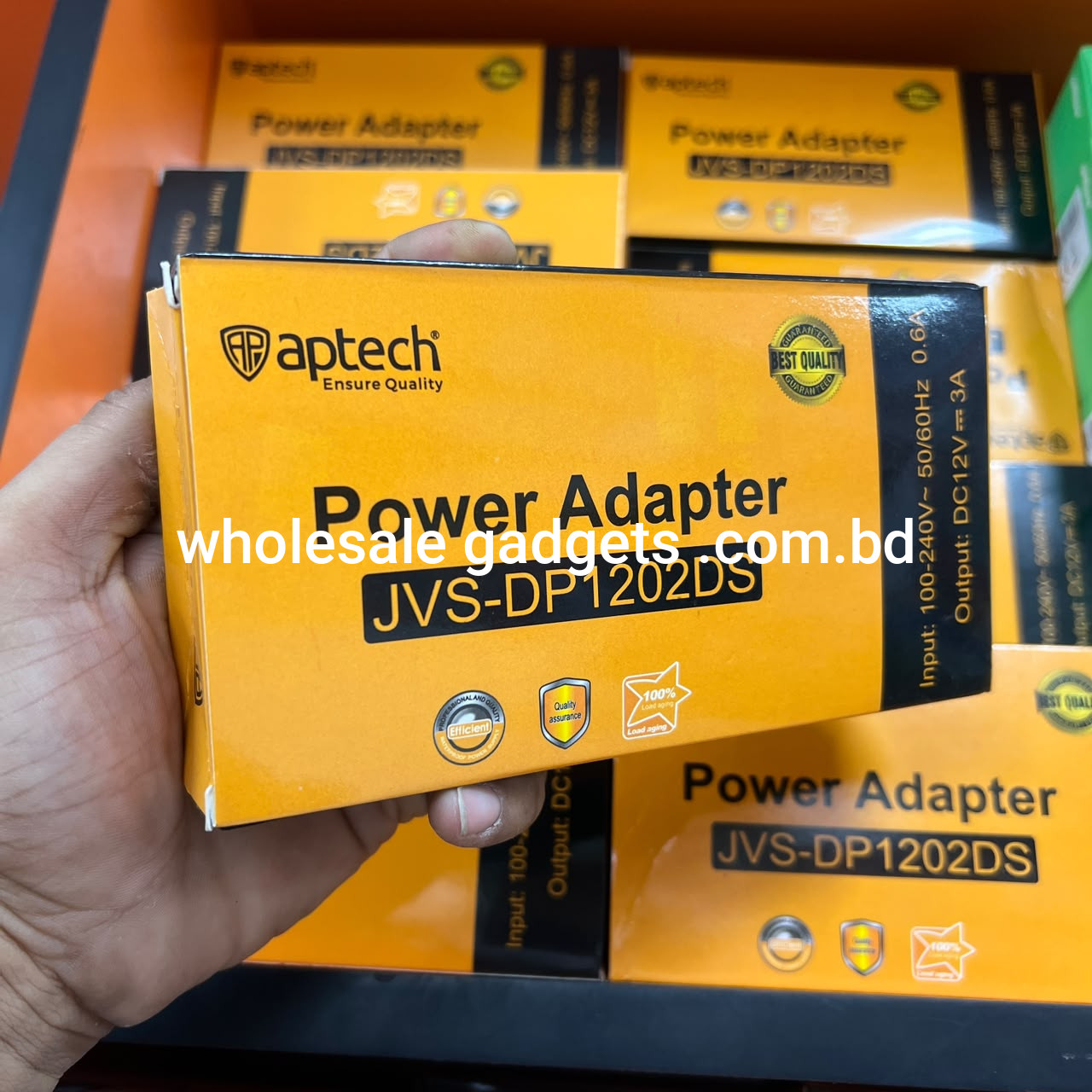Aptech JVS-DP1202DS Monitor Power Adapter 12V 3A