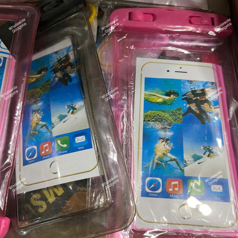 Universal Waterproof Phone Case for Devices Up to 7 Inches, Snow, Dust, and Water-Proof with Full Touchscreen Functionality